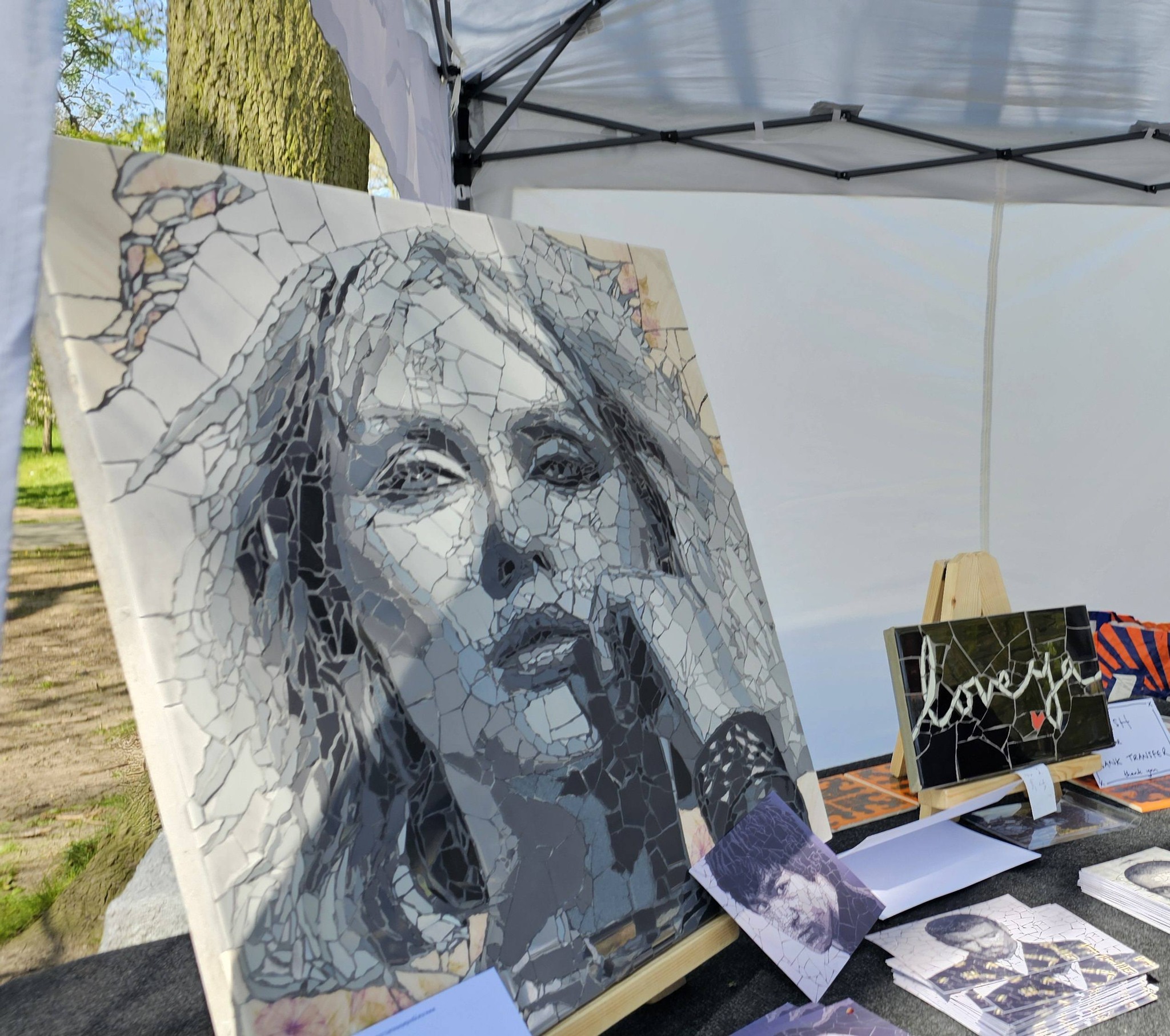 Mary Goodwin Mosaics at AiTP spring 2026 at Roundhay Park