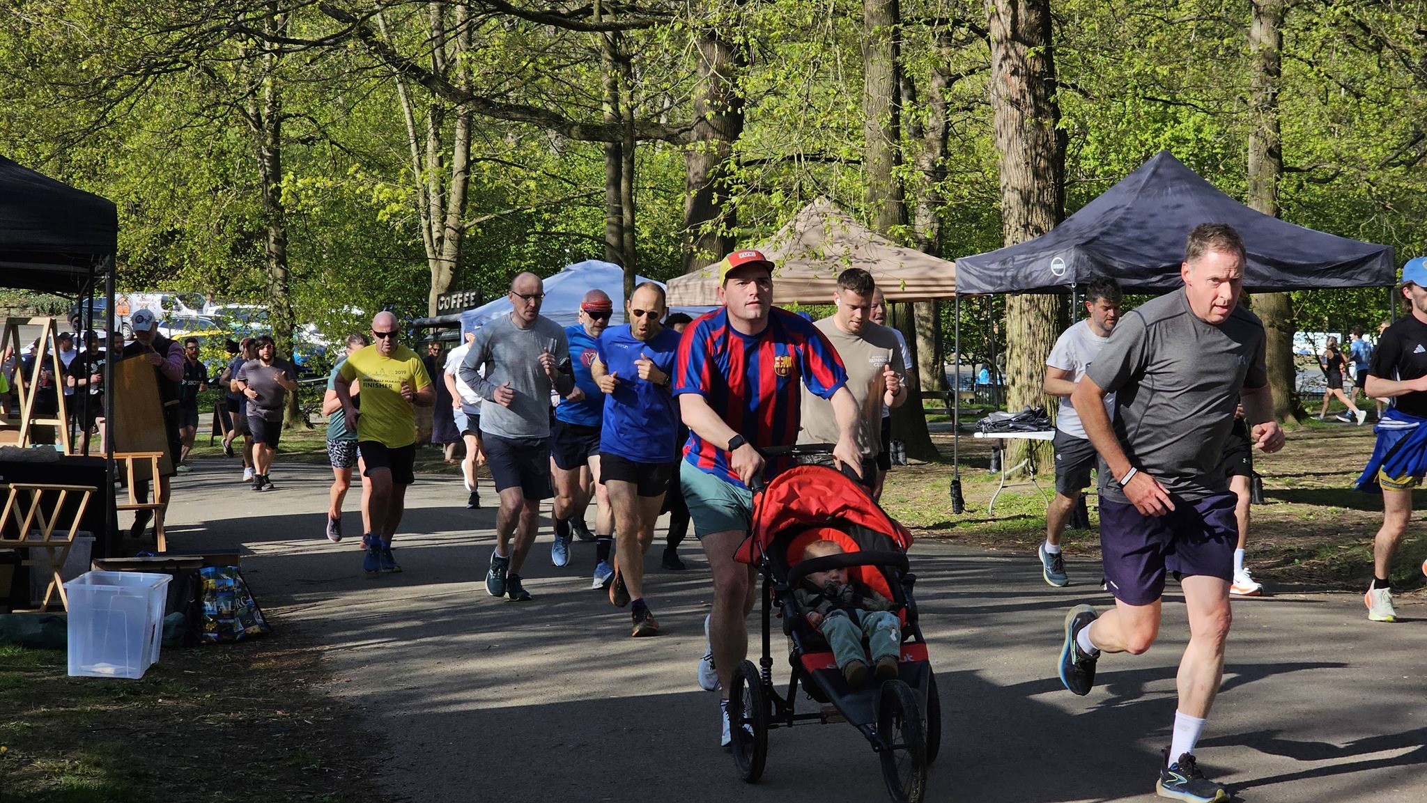 Park Run at AiTP spring 2026 at Roundhay Park