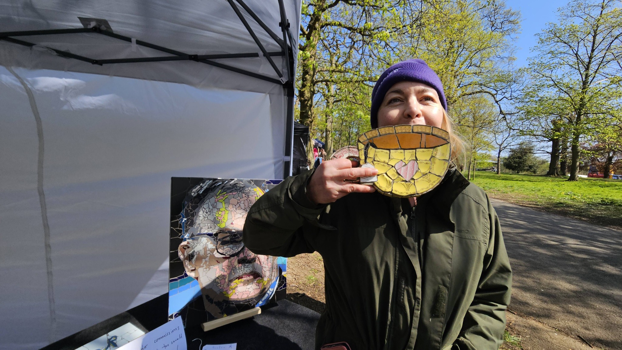 Mary Goodwin Mosaics at AiTP spring 2026 at Roundhay Park