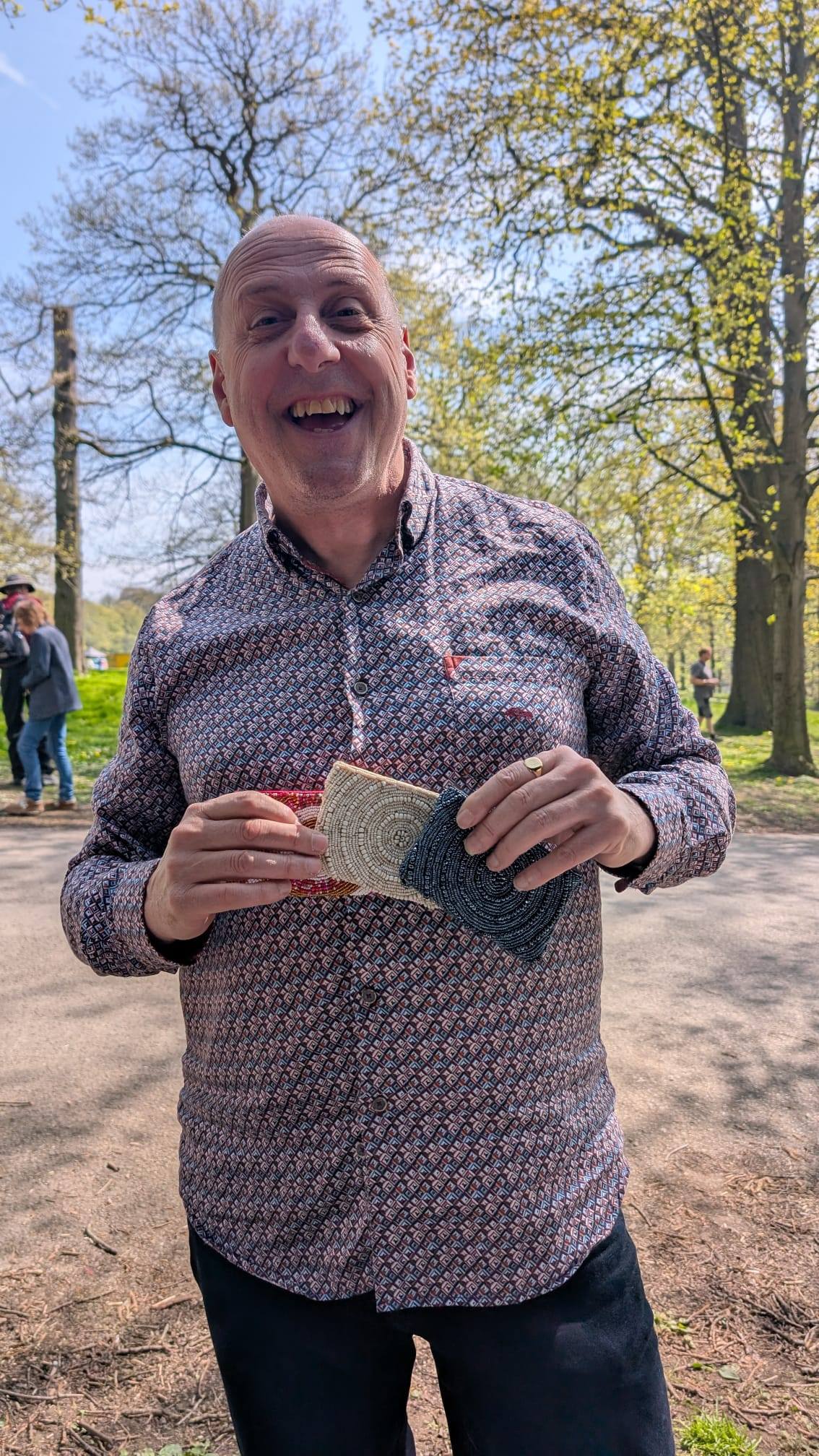 happy customer at AiTP spring 2026 at Roundhay Park